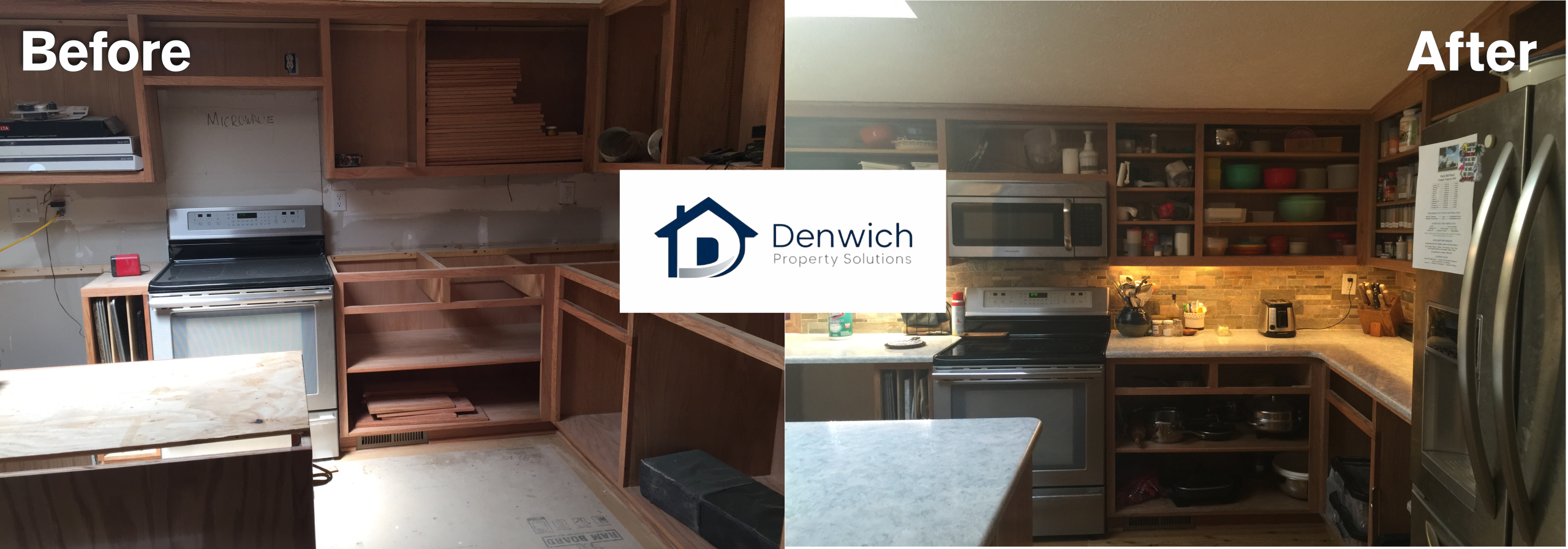 Denwich Before and Ater