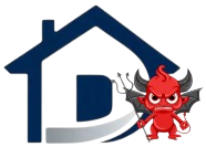 house logo with tenant Tenants are hell's spawns